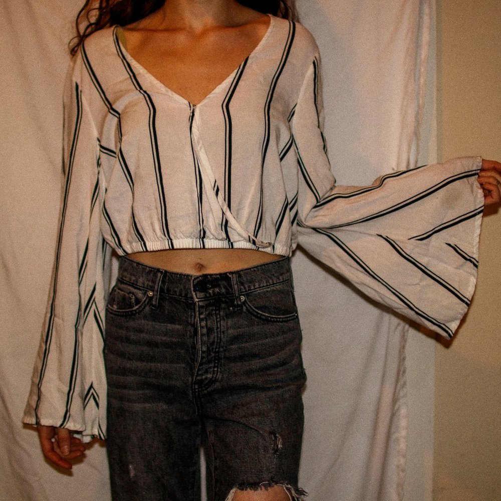 bell sleeve top